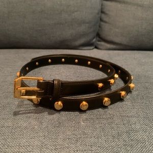 Men’s YSL Black & Gold Belt